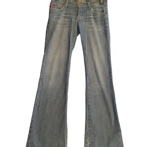 Tyte Jeans Womens Jeans Blue Size 5 Cotton Blend Stretch Pockets Button Zip